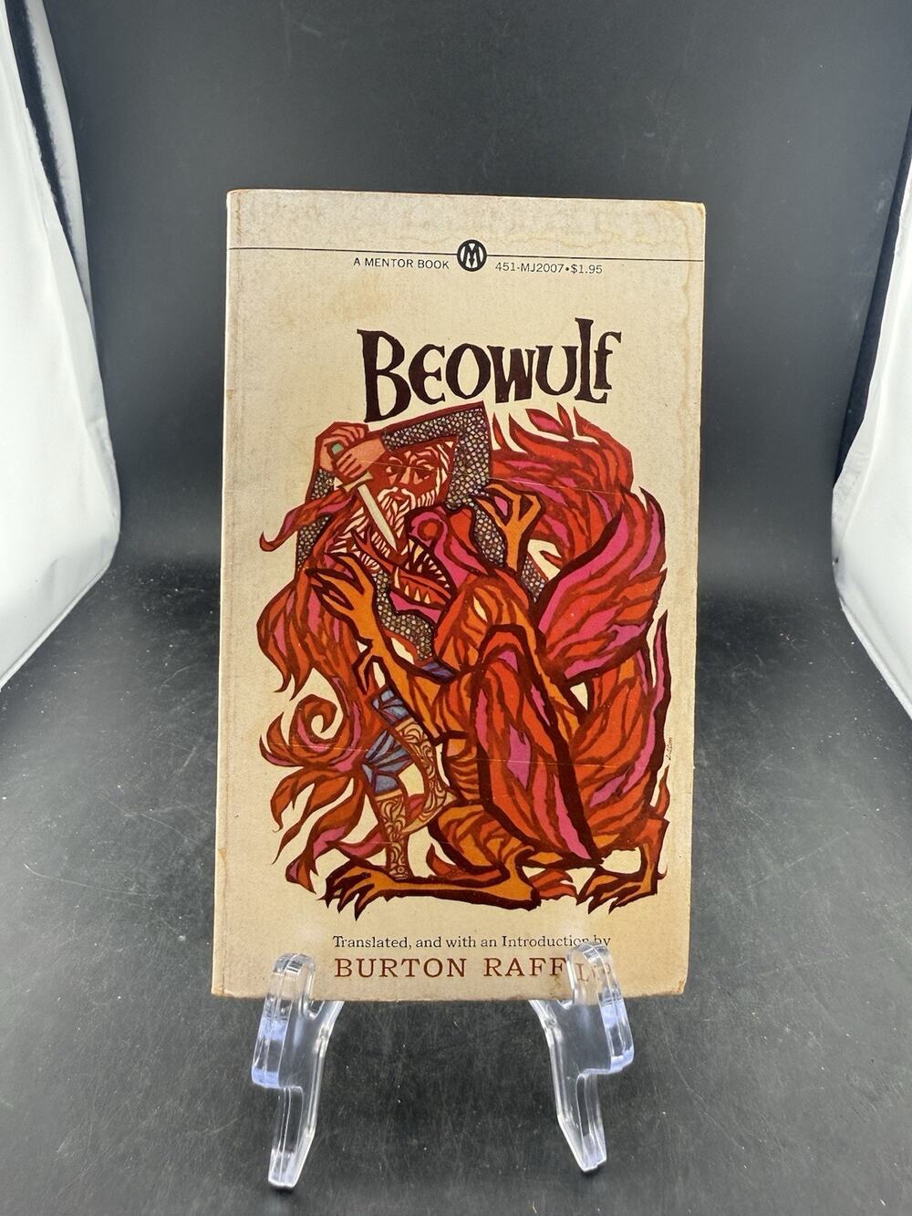 A Vintage 1963 Paperback Copy Of Beowulf Translated By Burton Raffel